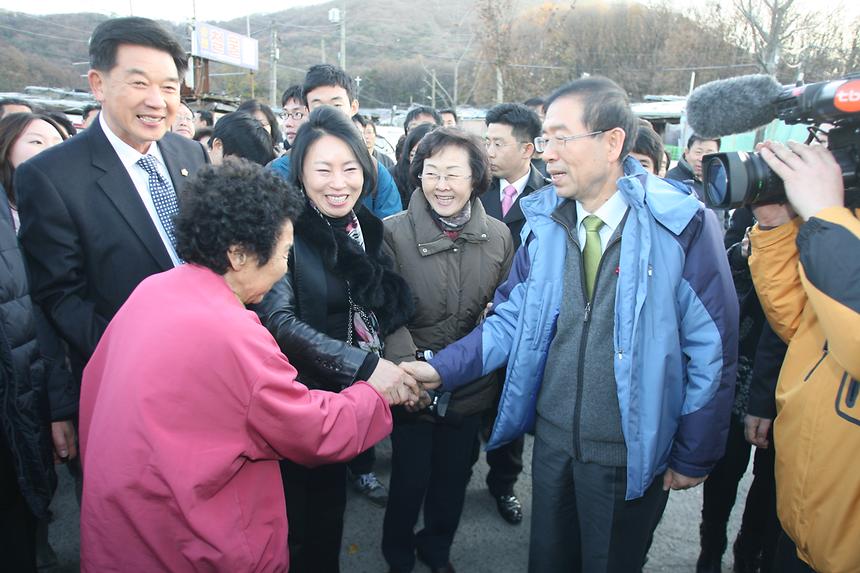 박원순 서울시장 구룡마을방문 - 5