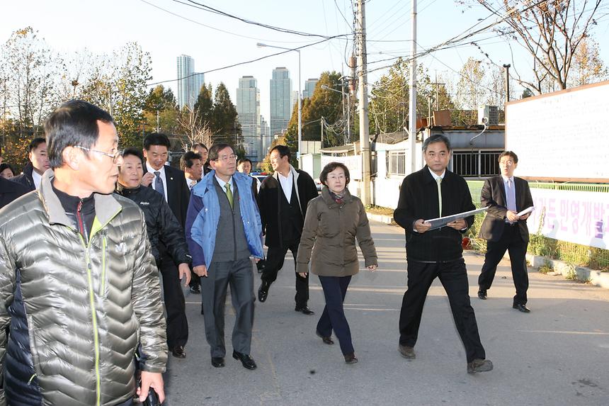박원순 서울시장 구룡마을방문 - 1