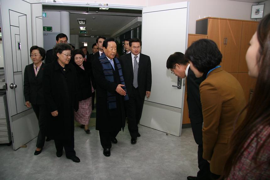 김영삼 전 대통령 강남구청 방문 - 2
