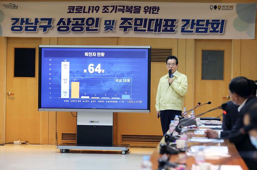 코로나19 조기극복 강남구 상공회 간담회  - 2