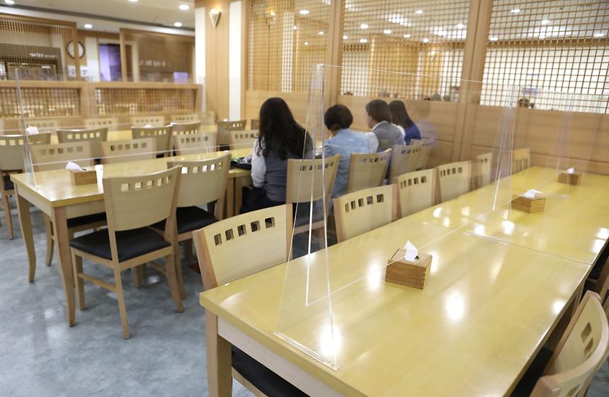 구청 식당 가림막 - 3