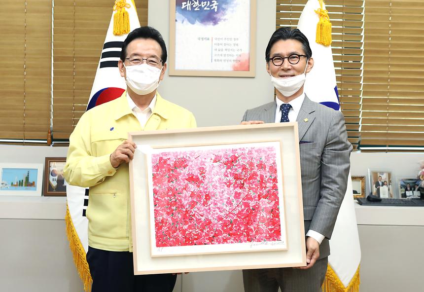 이범헌 한국예총 회장 내방 - 3