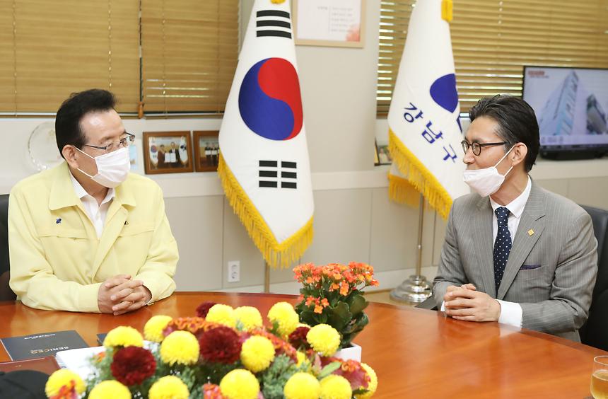 이범헌 한국예총 회장 내방 - 1