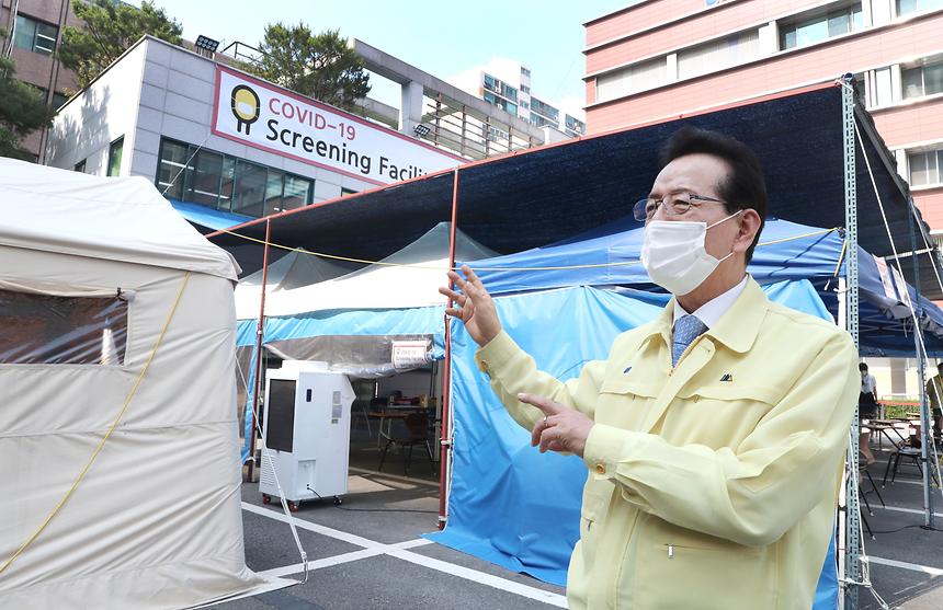 정순균 구청장, 감염병관리센터 준비상황 점검 - 4