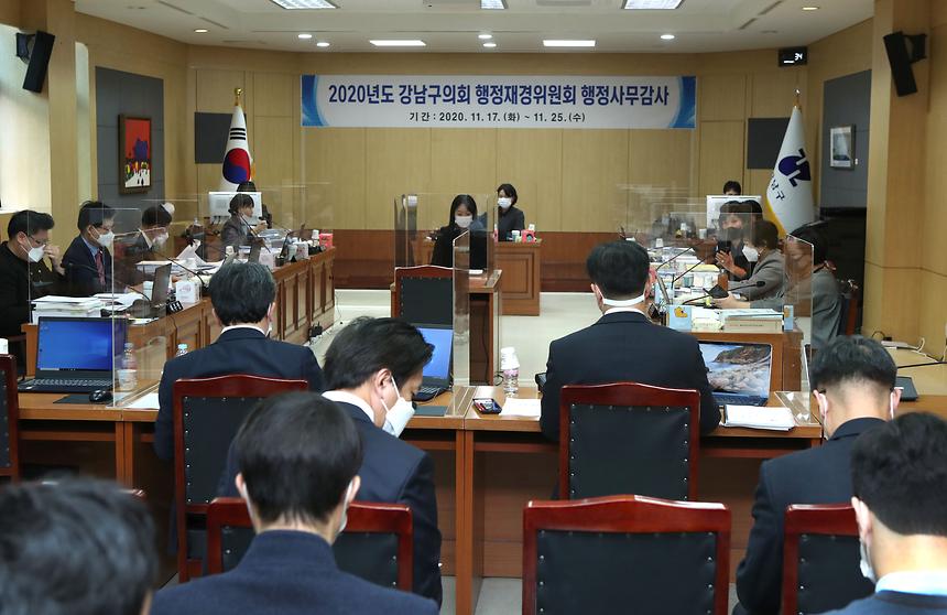 2020년도 강남구의회 행정사무감사 - 1