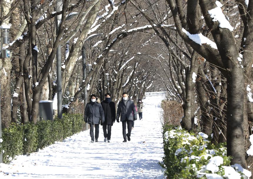 양재천 설경 - 4