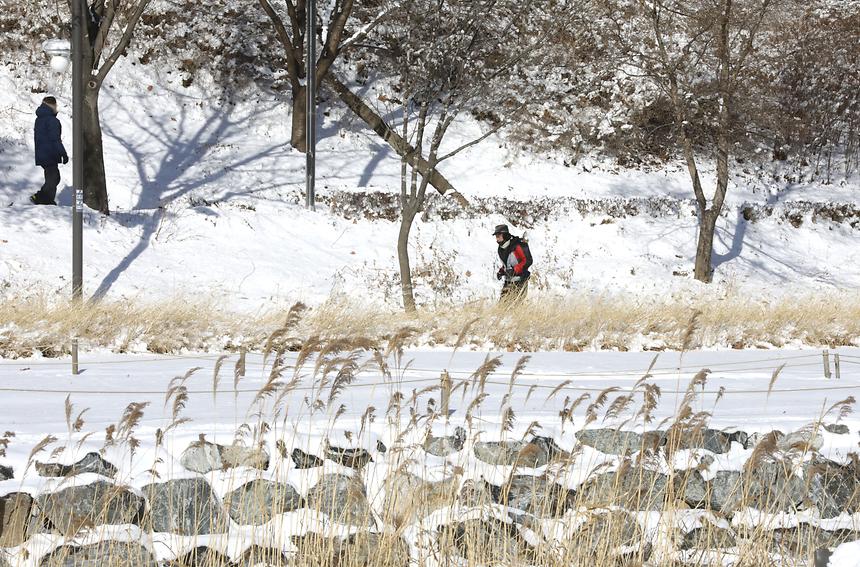 양재천 설경 - 5