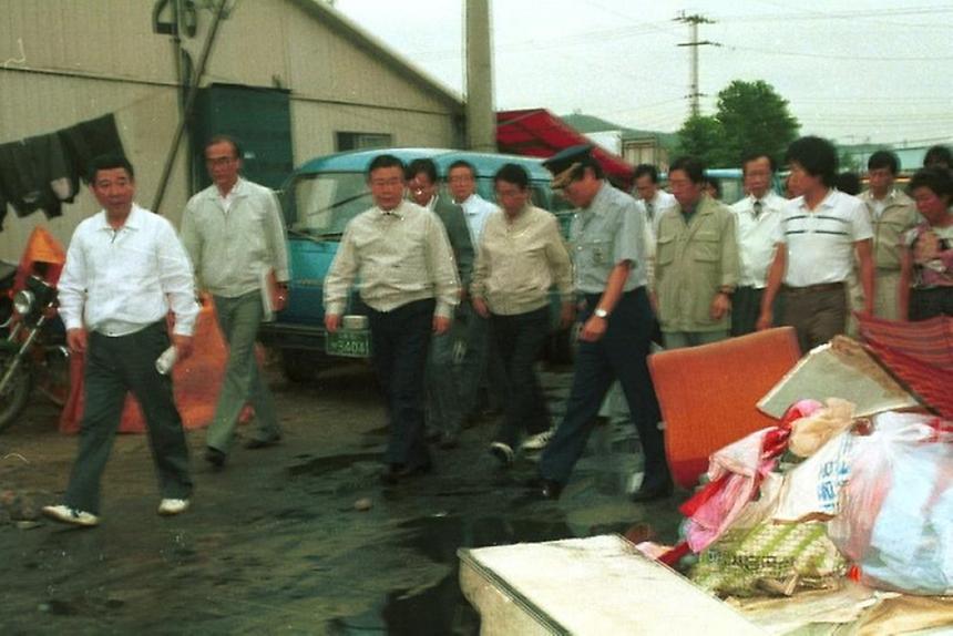 강남구 수해지역 시찰 - 9