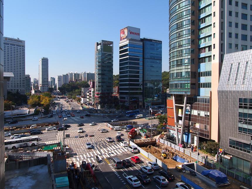 코엑스사거리(미켈란107, 현대아이파크타워) - 2