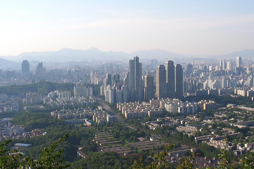 구룡산 정상에서 본 시가지 - 1