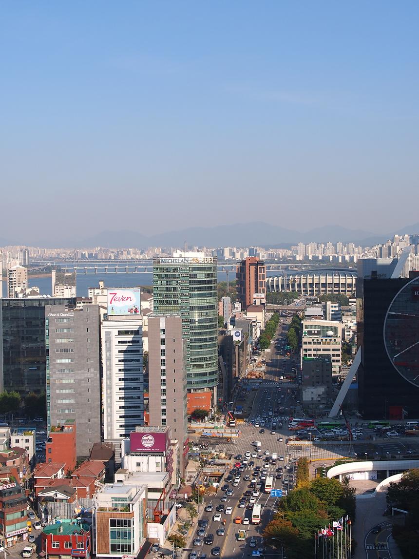 코엑스사거리(미켈란107, 현대아이파크타워) - 1