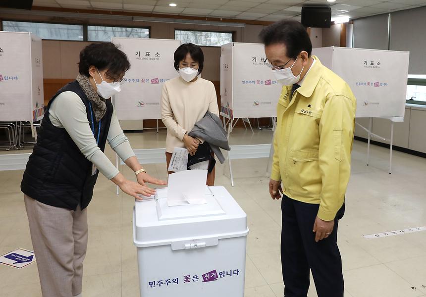 4.7 재보궐선거 투표장 점검 - 3