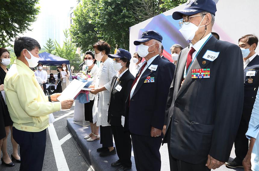 강남구 6.25참전유공자 기념비 제막식 - 7