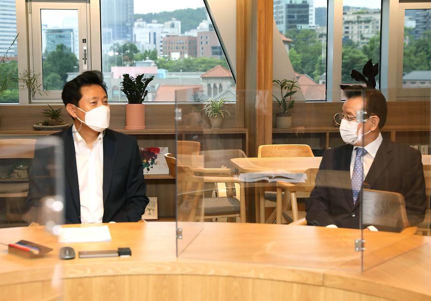 오세훈 서울시장 만나 - 1