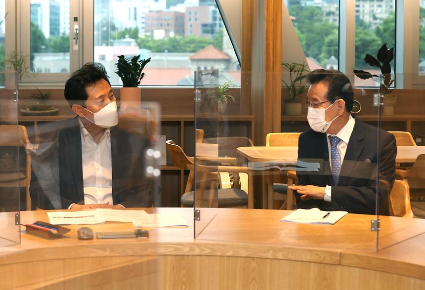 오세훈 서울시장 만나 - 3