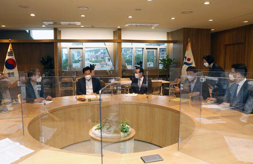오세훈 서울시장 만나 - 2