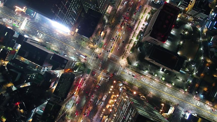 역삼역 사거리 야경 - 3