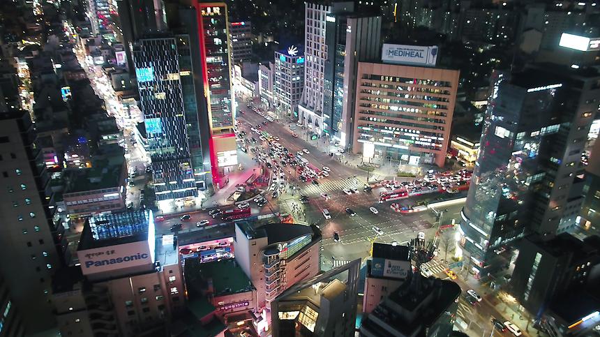 신사역 사거리 야경 - 2
