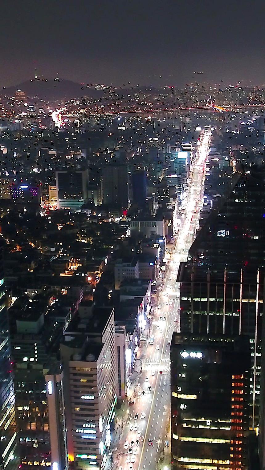 역삼역 사거리 야경 - 4