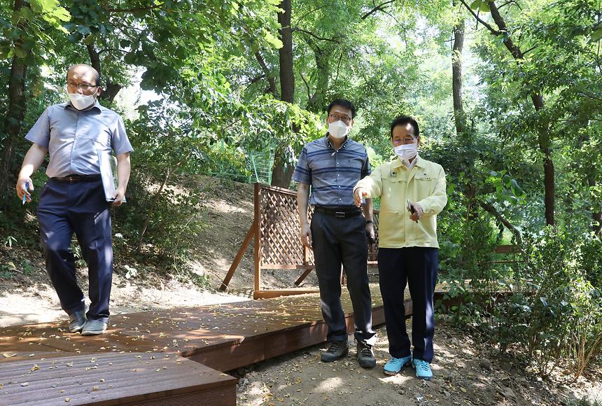 봉은사 ‘명상길’ 점검 - 2