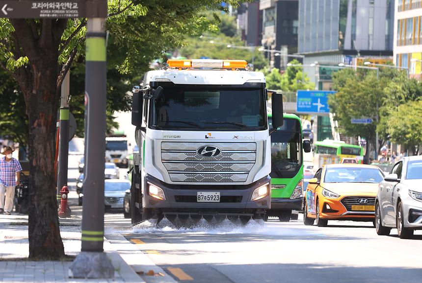 폭염 대비 살수차 - 3