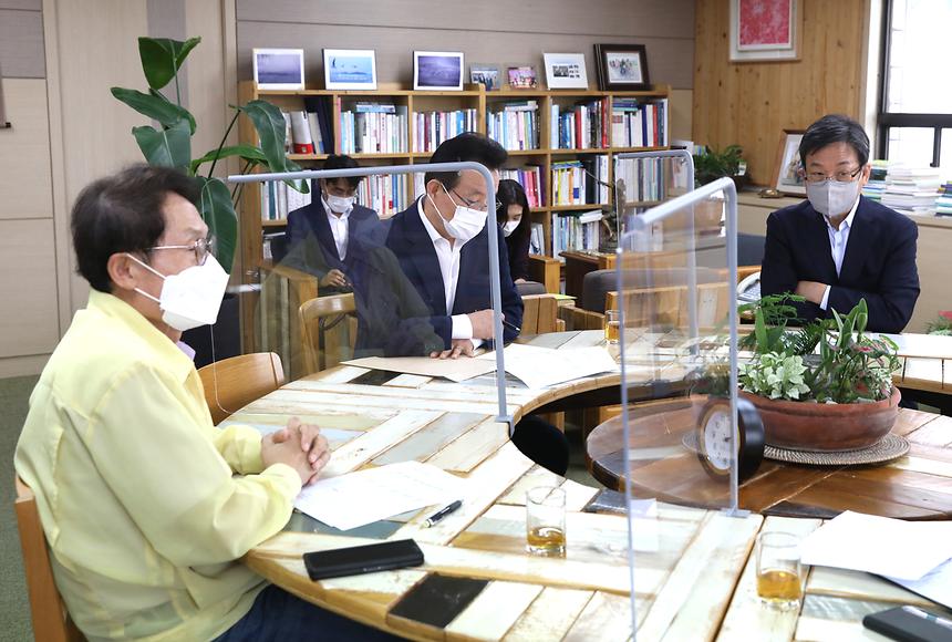 조희연 교육감 방문 - 2