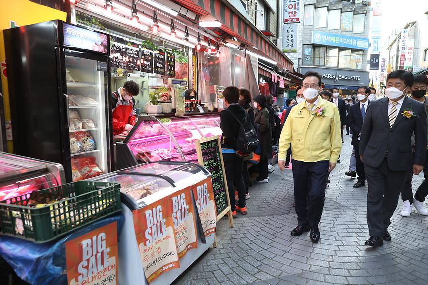 ‘강남개포시장 LED전광판설치 준공식’ 참석 - 5