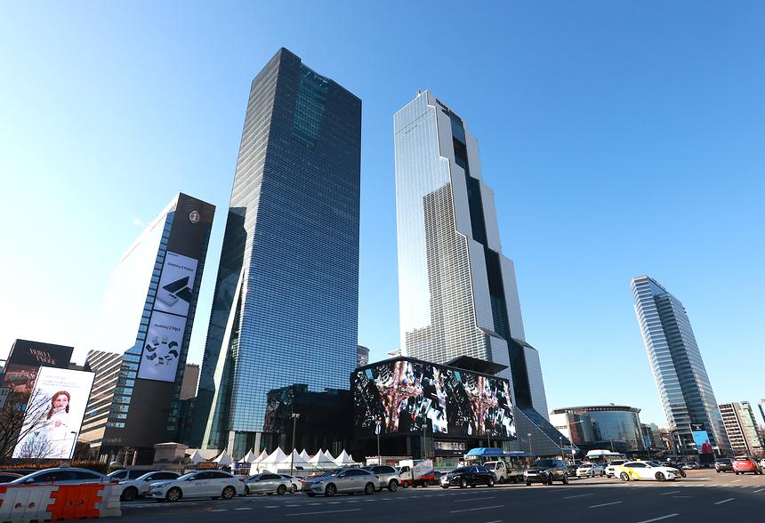 강남야경 코엑스 대형전광판 상영 - 1