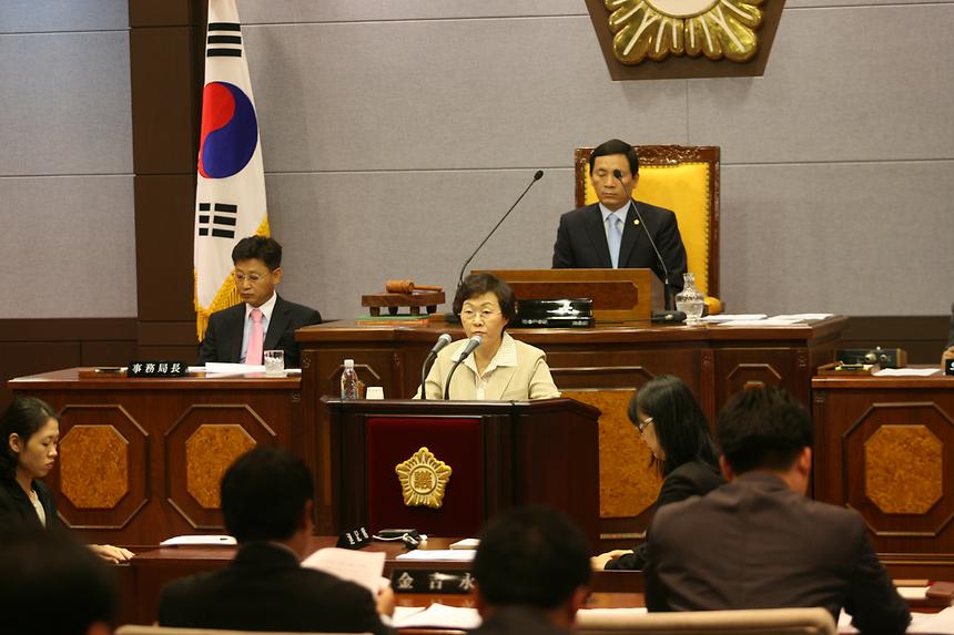 의회정례회 개막 - 2
