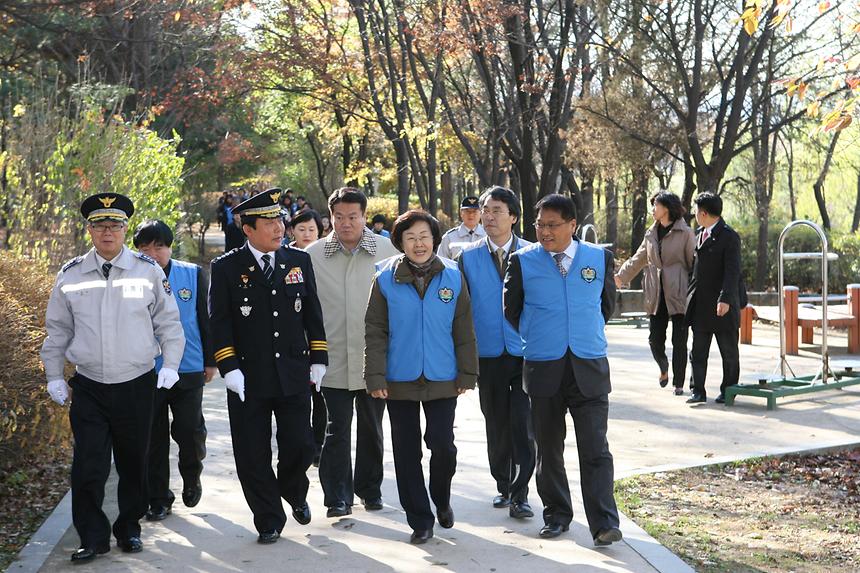 학교보안관 자원봉사단 기관장 합동순찰 - 3