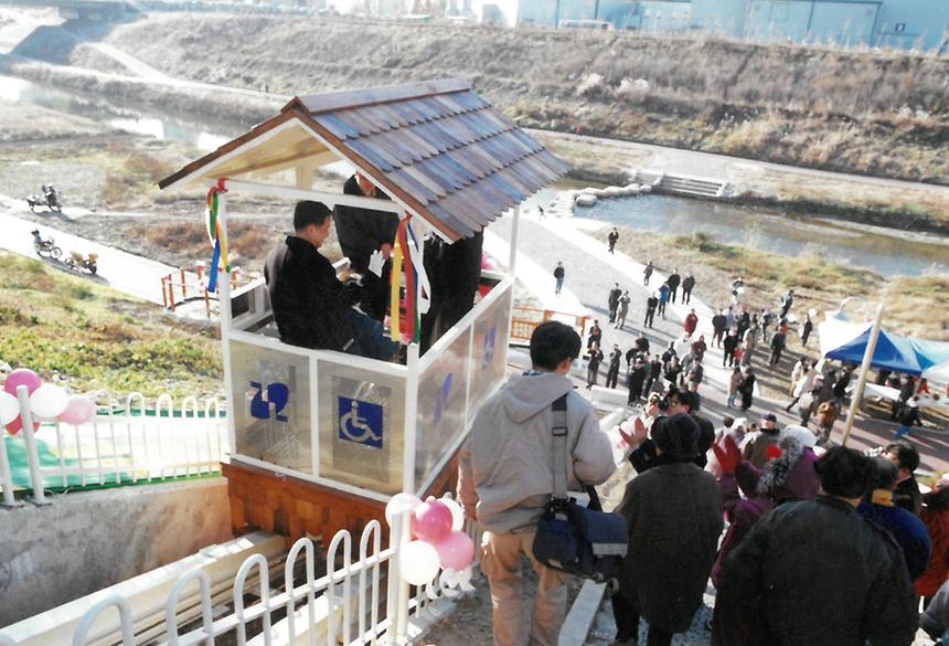 양재천 장애인 리프트 준공식 - 3