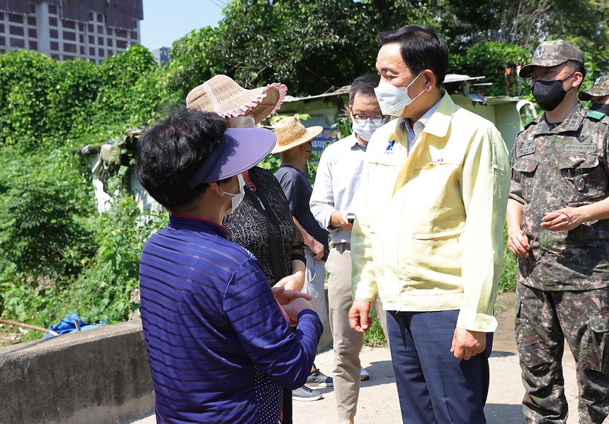 구룡마을 수해복구 작업 - 5