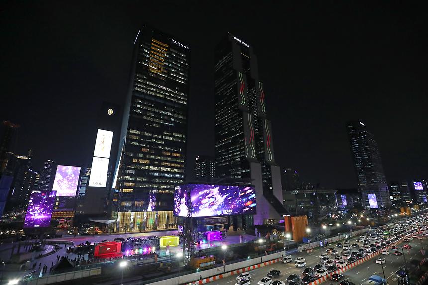 강남페스티벌 영동대로 미디어쇼  ‘꽃, 사람, 춤’ - 1