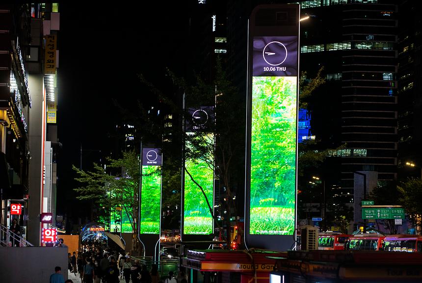 강남페스티벌  강남역 미디어폴 ‘강남을 그리다’ - 1