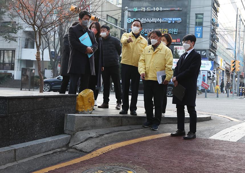 학교 주변 도로 점검 - 1