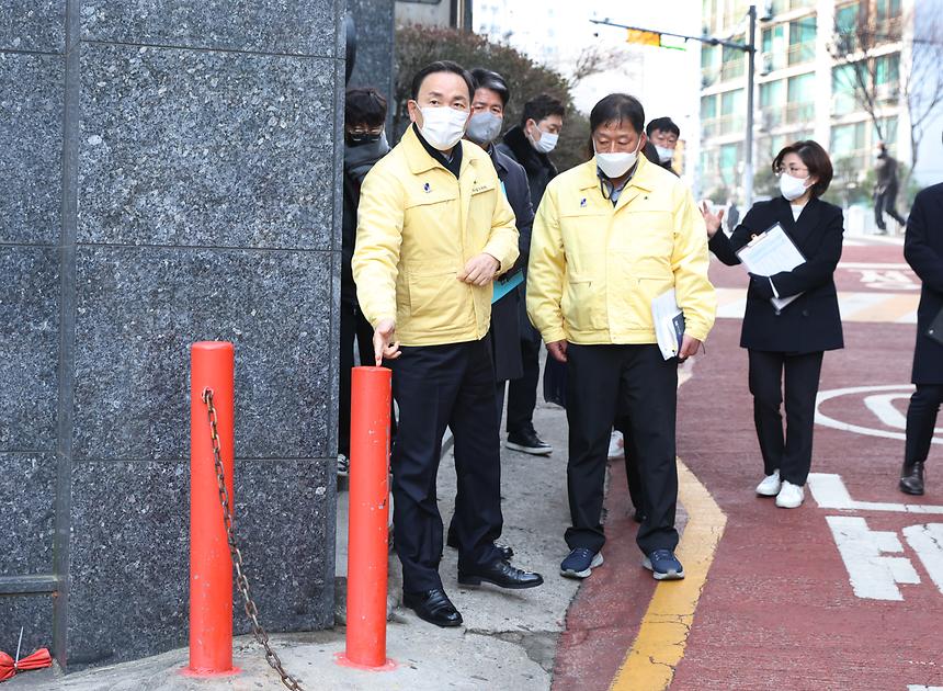 학교 주변 도로 점검 - 2