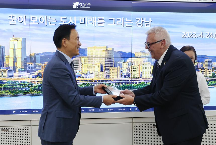 아시아라켓볼협회 감사패 전달 - 1