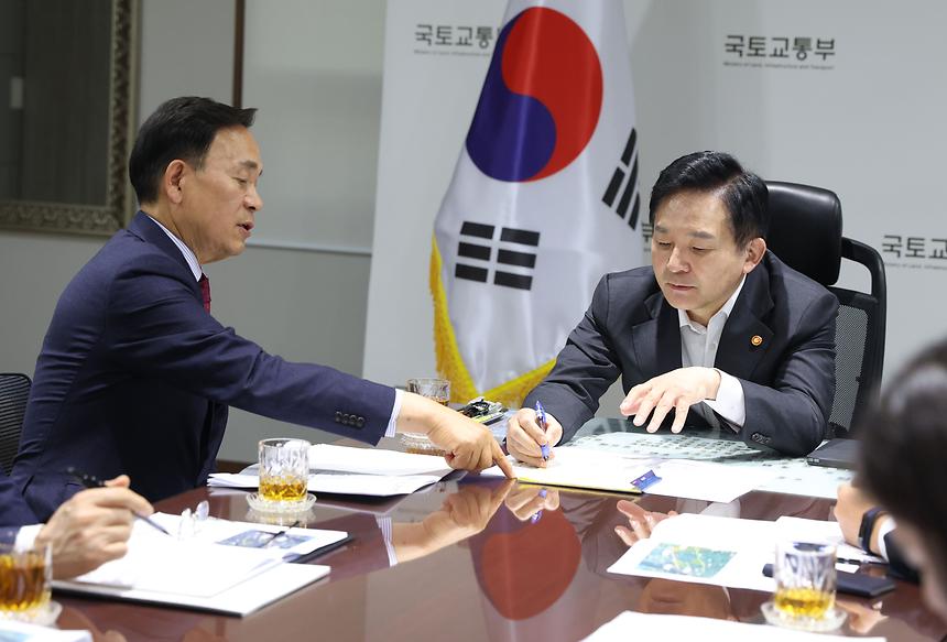 원희룡 국토교통부 장관 면담 - 4