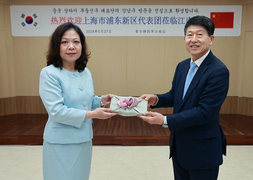 중국 상하이 푸둥신구 대표단 방문 - 4