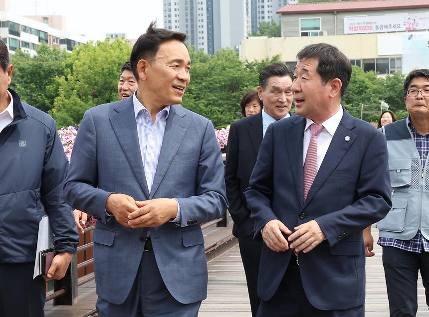 증평군수, 강남구 방문 - 1