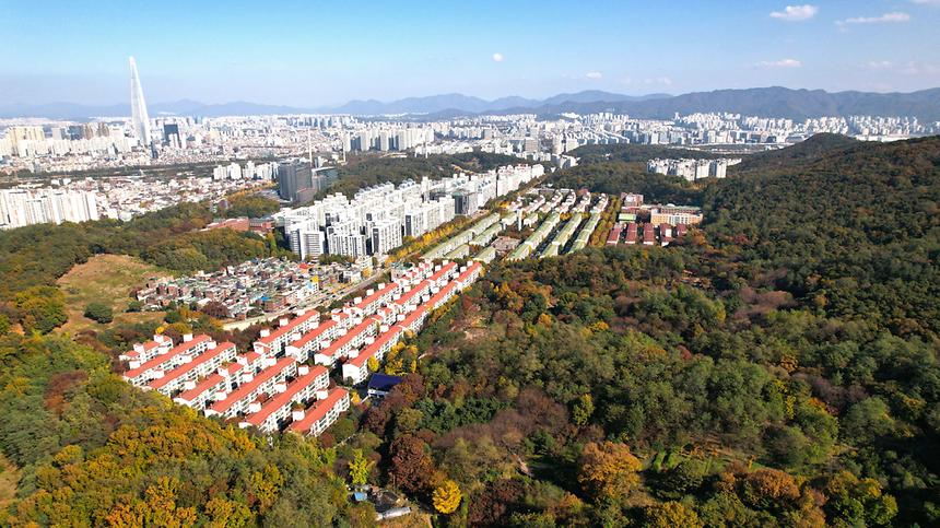 가을 대모산(드론촬영) - 5
