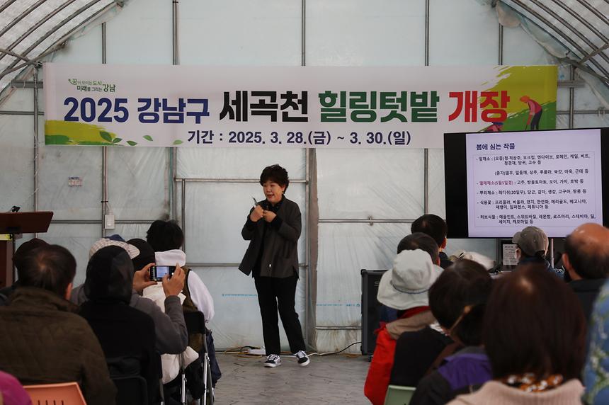 세곡천 힐링텃밭 개장 - 6