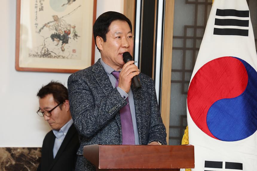 강남구족구협회장 이·취임 축하 - 2