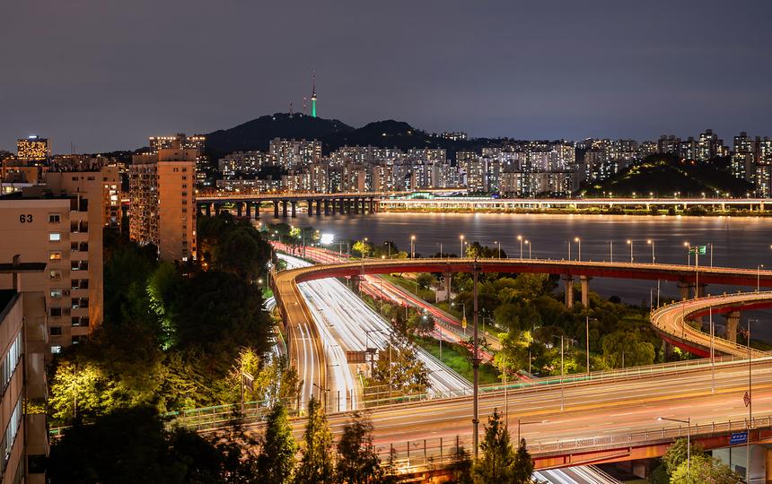 성수대교 차량 궤적 - 2