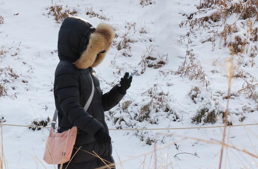 양재천 설경 - 7