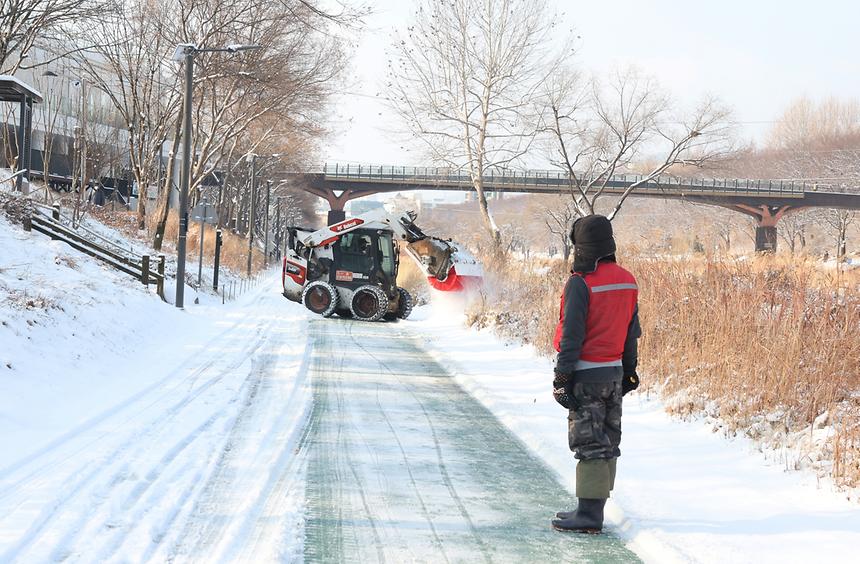 양재천 설경 - 8