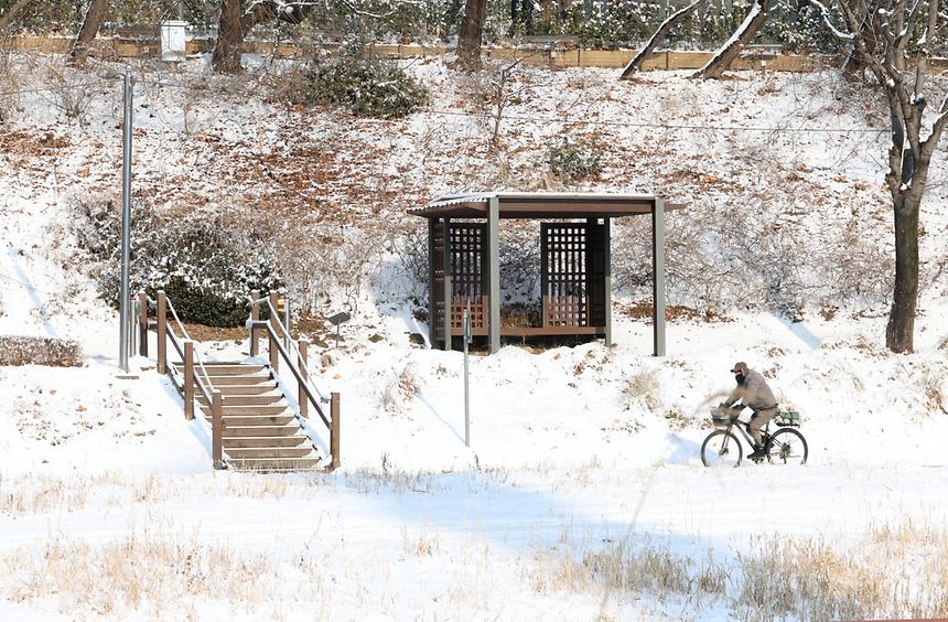 양재천 설경 - 6