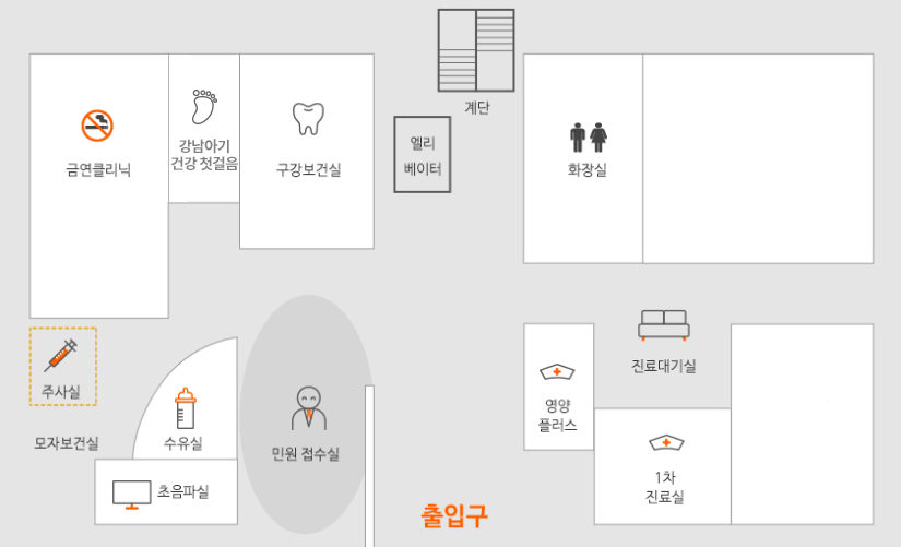 4층 층별안내도: