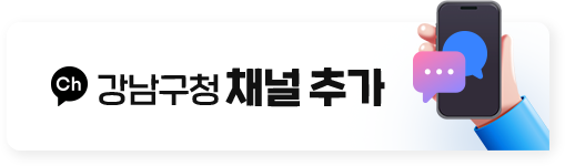 강남구청 채널 추가