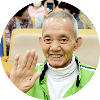 무성영화 상영회에 참석한 윤승현(82세) 어르신